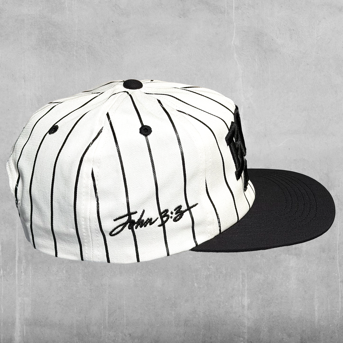 Born Again Striped Baseball Cap