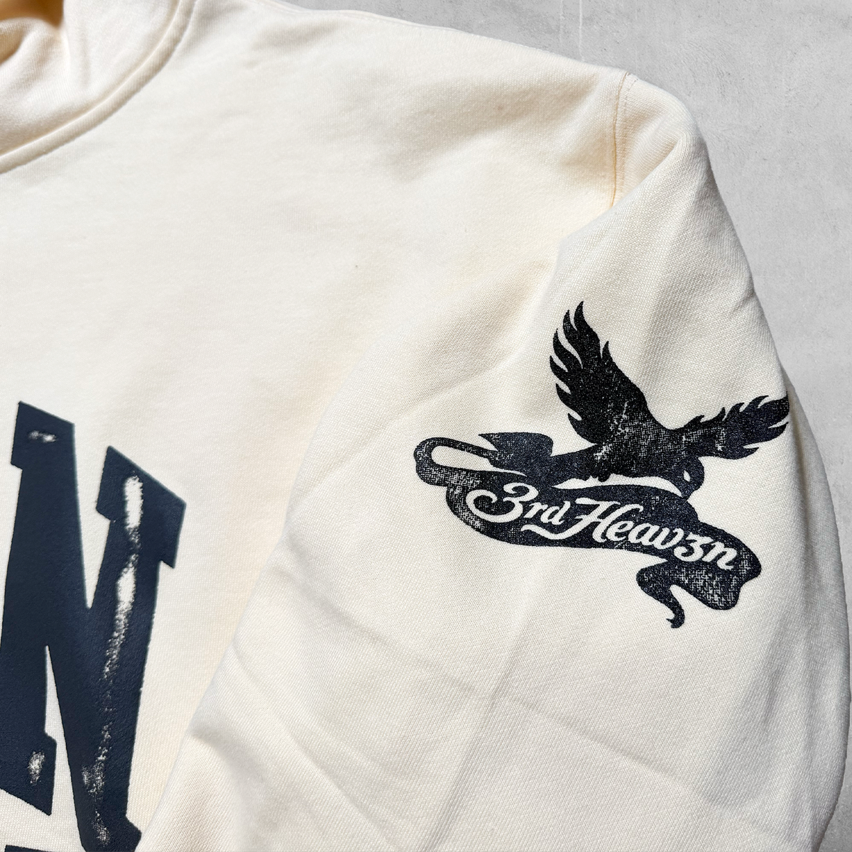 Born Again Vintage Cream Hoodie