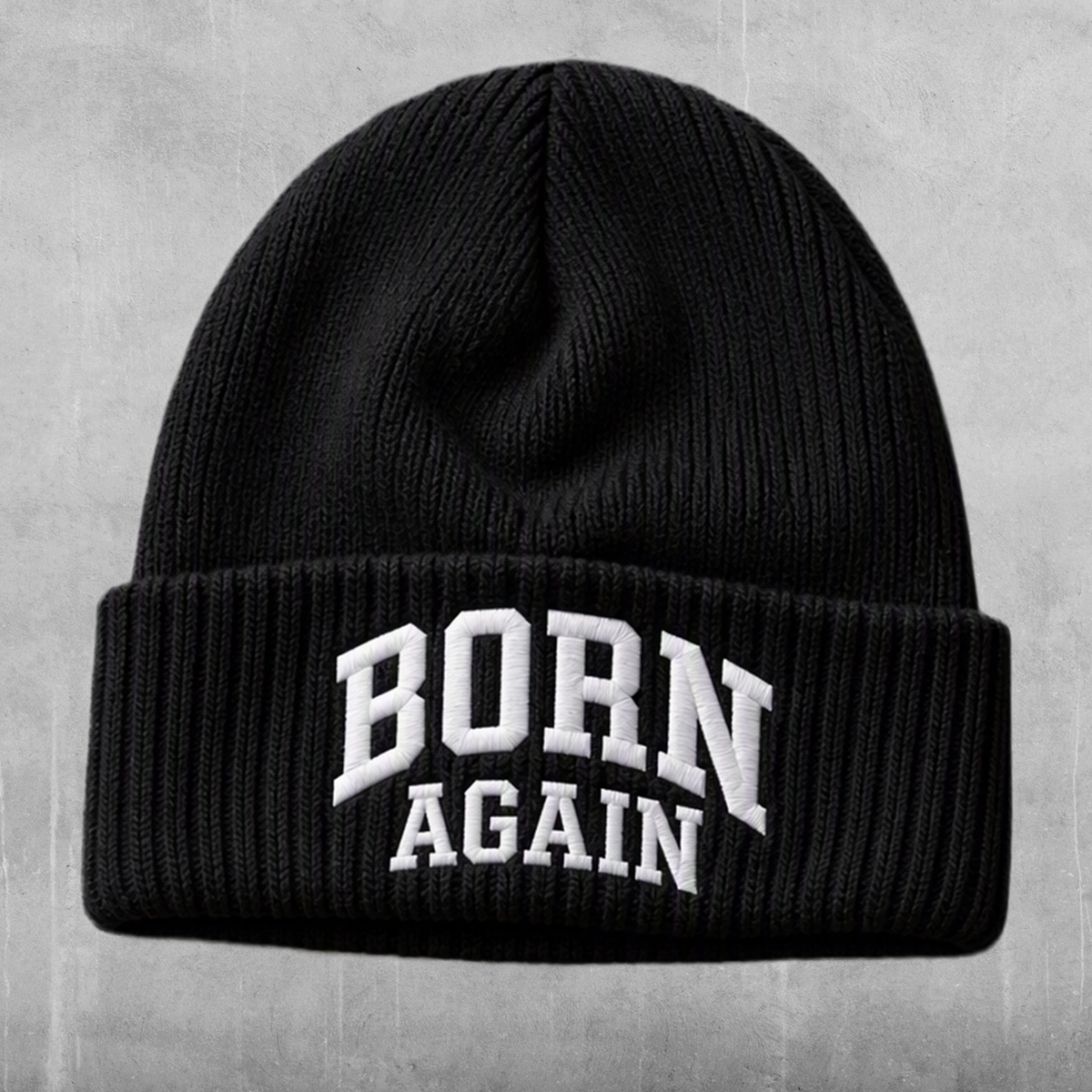 Born Again Black Vintage Beanie