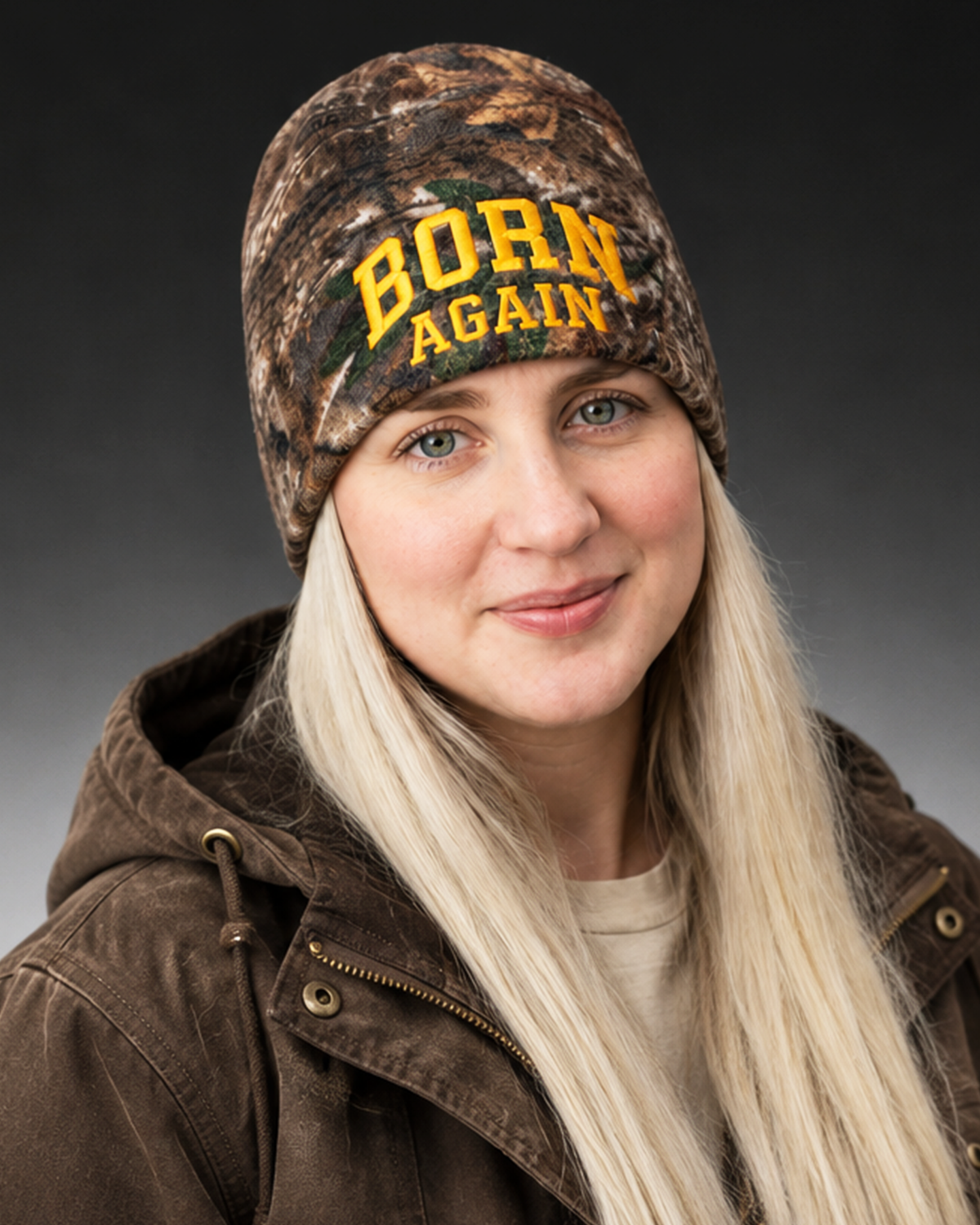 Born Again Fleece Camo Beanie
