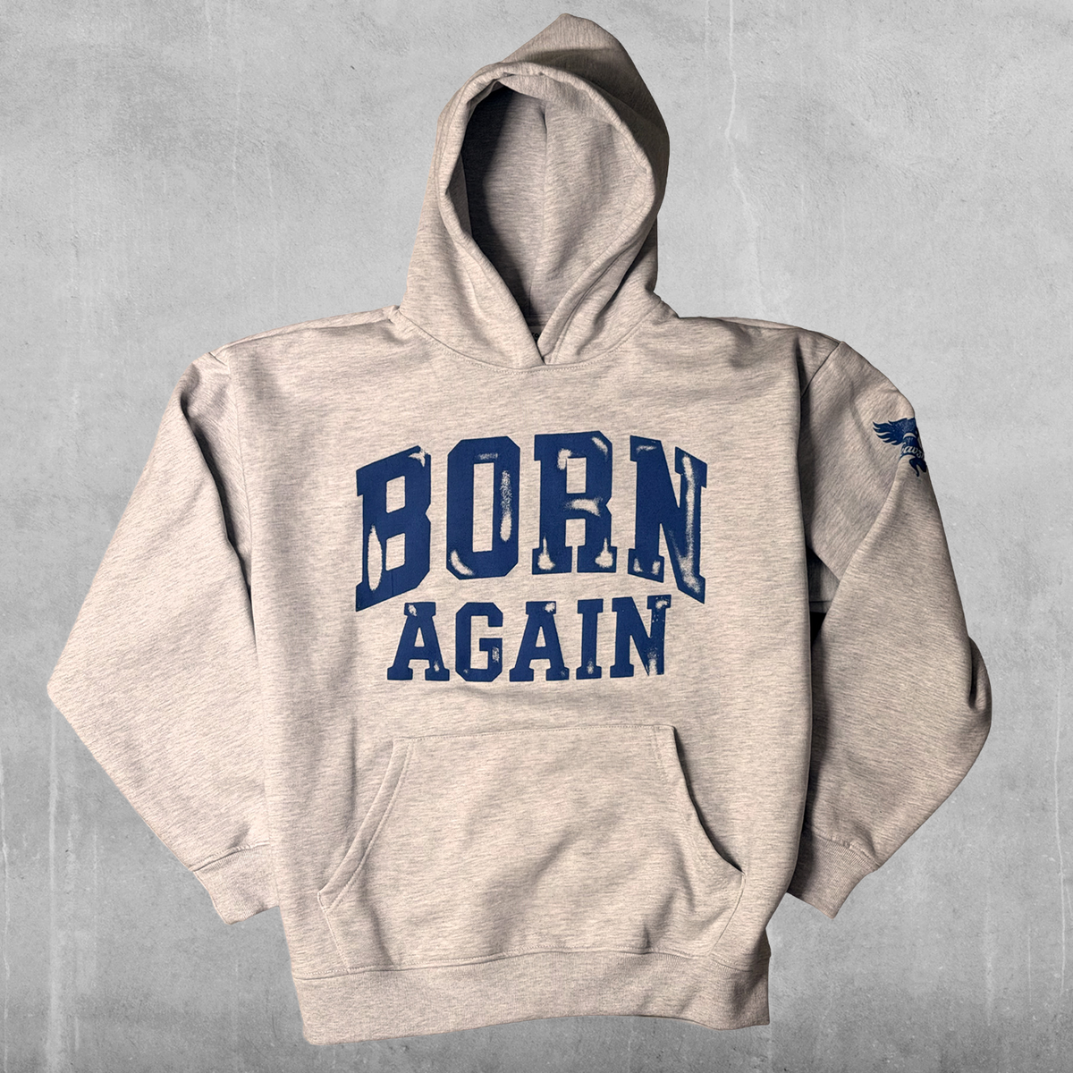 Born Again Vintage Grey Hoodie