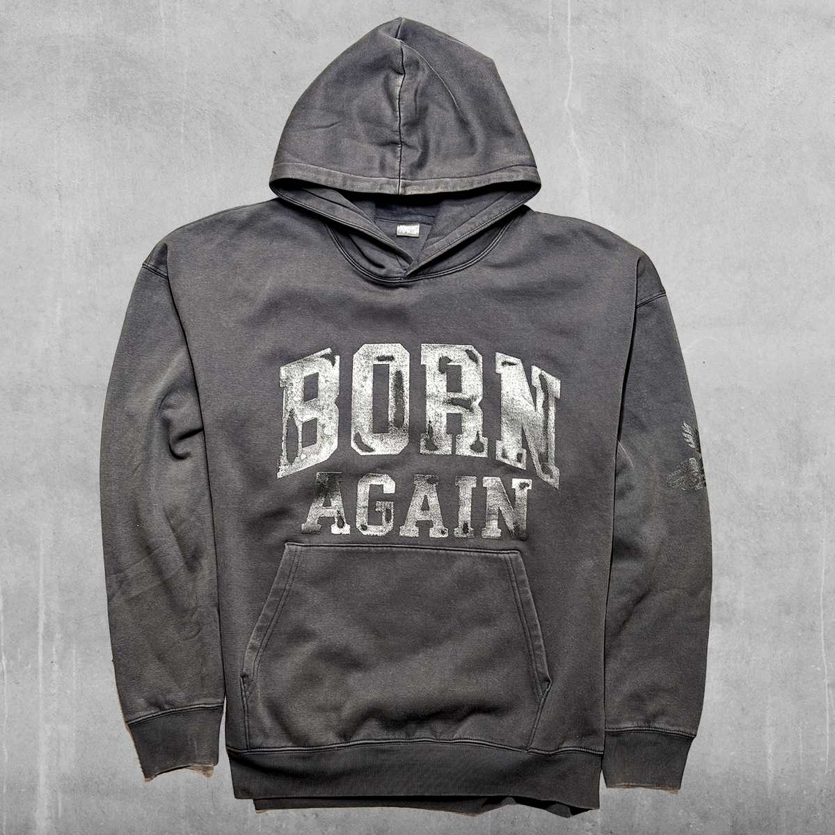 Born Again Black on Black Hoodie