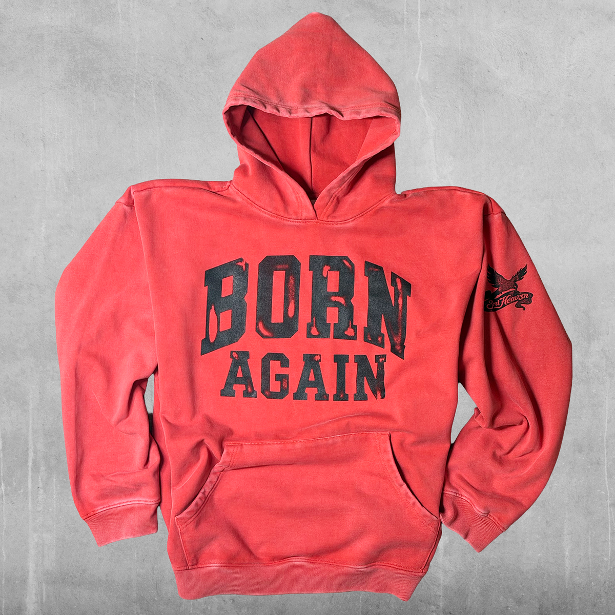 Born Again Vintage Red Hoodie