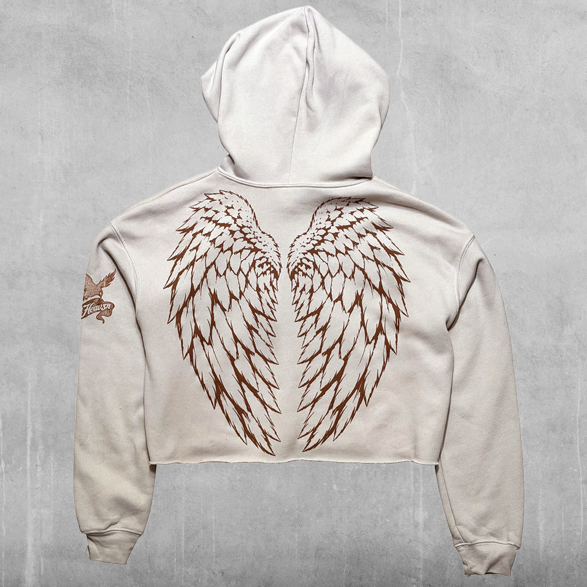 Born Again Pullover crop top hoodie