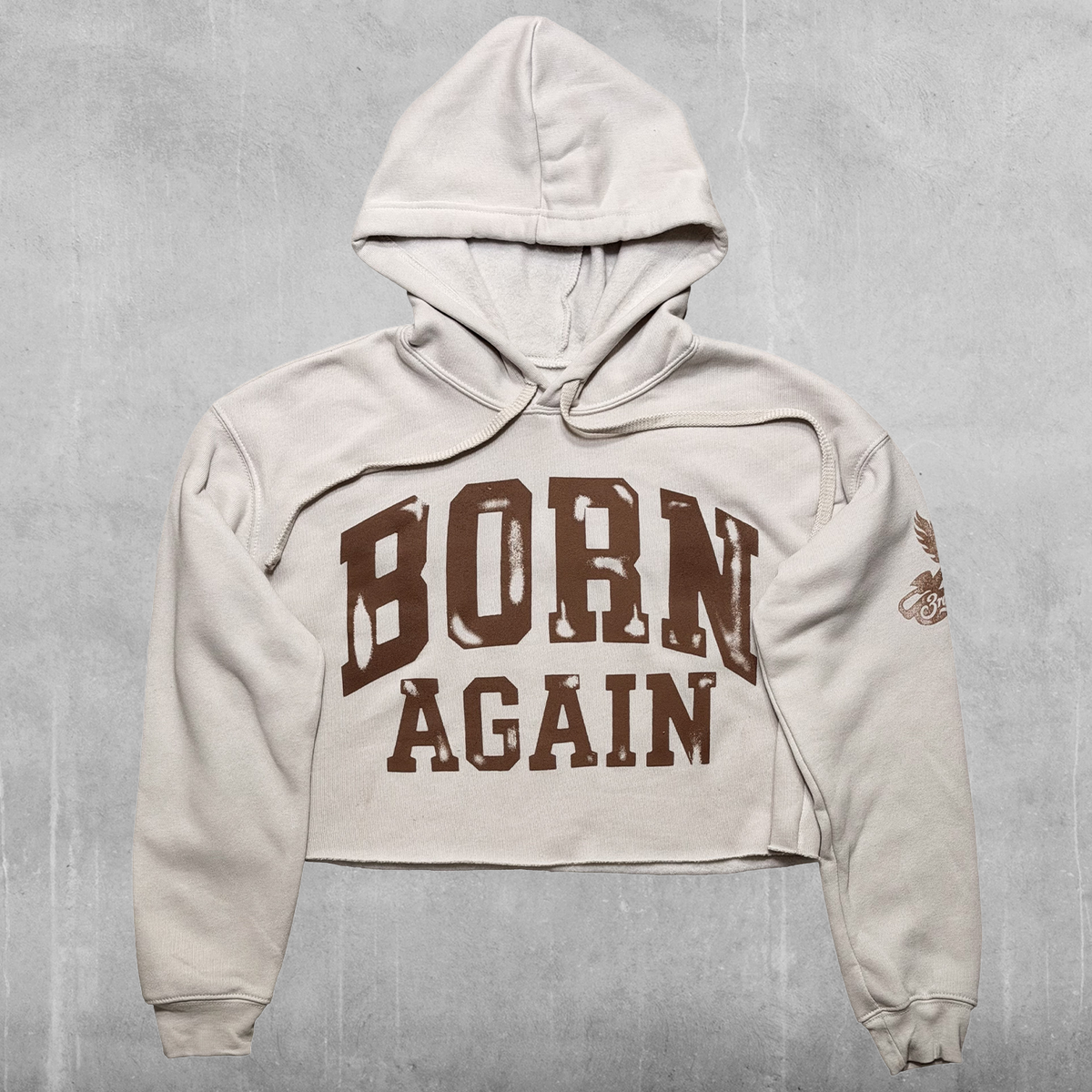 Born Again Pullover crop top hoodie